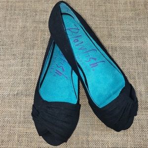 Blowfish peep-toe flats